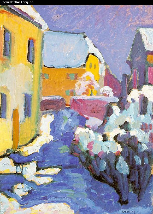 Wassily Kandinsky Cemetery and Vicarage in Kochel